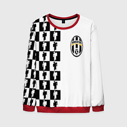 Свитшот мужской Ювентус паттерн люди, цвет: 3D-красный