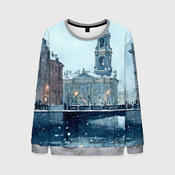 Мужской свитшот Зимний Питер