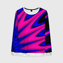 Свитшот мужской Multicolored color neon, цвет: 3D-белый