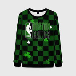 Свитшот мужской NBA Boston Celtics, цвет: 3D-черный