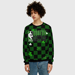 Свитшот мужской NBA Boston Celtics, цвет: 3D-черный — фото 2