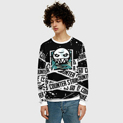 Свитшот мужской Counter strike game, цвет: 3D-белый — фото 2