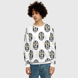 Свитшот мужской Juventus Pattern, цвет: 3D-белый — фото 2