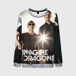 Свитшот мужской Imagine Dragons, цвет: 3D-меланж