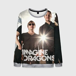 Свитшот мужской Imagine Dragons, цвет: 3D-меланж