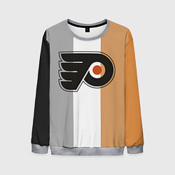 Свитшот мужской Philadelphia Flyers, цвет: 3D-меланж