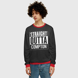 Свитшот мужской Straight Outta Compton, цвет: 3D-красный — фото 2