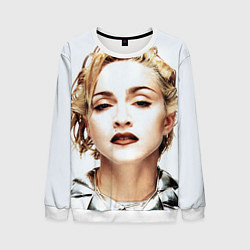 Свитшот мужской Мадонна, цвет: 3D-белый