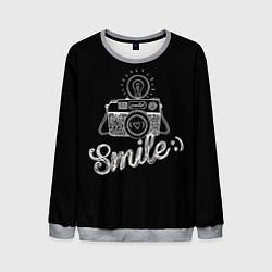 Свитшот мужской Smile, цвет: 3D-меланж