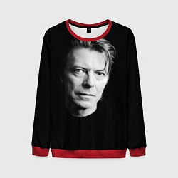 Свитшот мужской David Bowie: Black Face, цвет: 3D-красный