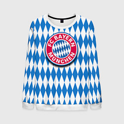 Свитшот мужской FC Bayern Munchen, цвет: 3D-белый