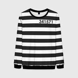 Свитшот мужской Заключенный, цвет: 3D-черный