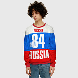Свитшот мужской Russia: from 84, цвет: 3D-красный — фото 2