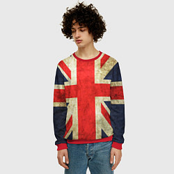 Свитшот мужской Великобритания, цвет: 3D-красный — фото 2