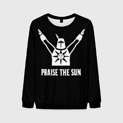Свитшот мужской Dark souls praise the sun knight Heida, цвет: 3D-черный