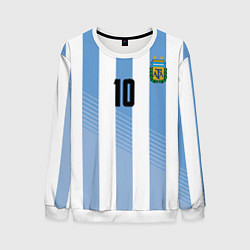 Свитшот мужской Месси - сборная Аргентины, цвет: 3D-белый