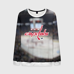 Свитшот мужской Washington Capitals, цвет: 3D-белый