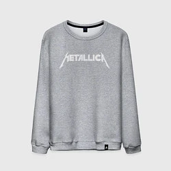 Свитшот хлопковый мужской Metallica, цвет: меланж