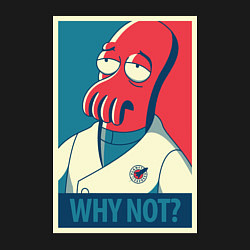 Свитшот хлопковый мужской Zoidberg: Why not?, цвет: черный — фото 2