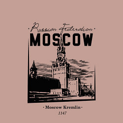 Свитшот хлопковый мужской Moscow Kremlin 1147, цвет: пыльно-розовый — фото 2