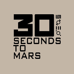 Свитшот хлопковый мужской 30 Seconds To Mars, цвет: миндальный — фото 2