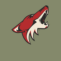 Свитшот хлопковый мужской Phoenix Coyotes, цвет: авокадо — фото 2