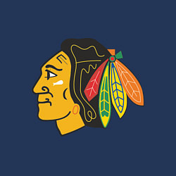 Свитшот хлопковый мужской Chicago Blackhawks, цвет: тёмно-синий — фото 2