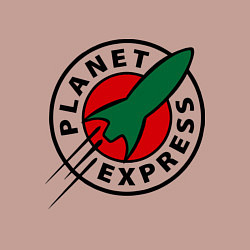 Свитшот хлопковый мужской Planet Express, цвет: пыльно-розовый — фото 2