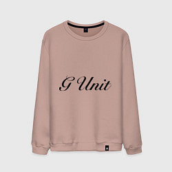 Свитшот хлопковый мужской G unit, цвет: пыльно-розовый