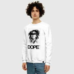 Свитшот хлопковый мужской Bob Marley Dope, цвет: белый — фото 2