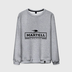 Свитшот хлопковый мужской Martell, цвет: меланж