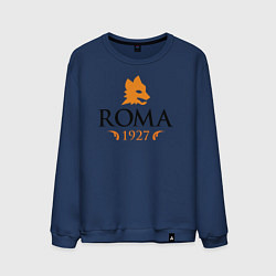 Свитшот хлопковый мужской AS Roma 1927, цвет: тёмно-синий
