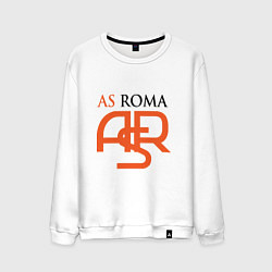 Свитшот хлопковый мужской Roma ASR, цвет: белый