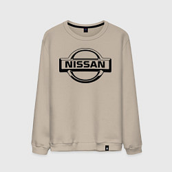 Свитшот хлопковый мужской Nissan club, цвет: миндальный