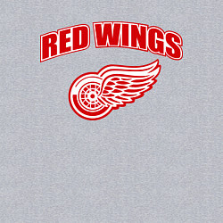 Свитшот хлопковый мужской Detroit Red Wings, цвет: меланж — фото 2