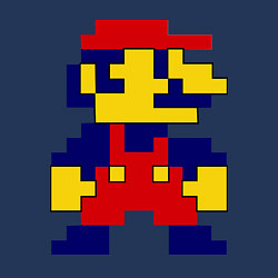 Свитшот хлопковый мужской Pixel Mario, цвет: тёмно-синий — фото 2