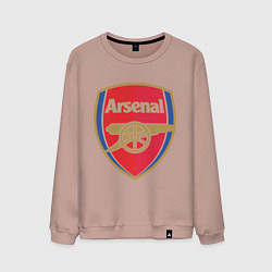 Свитшот хлопковый мужской Arsenal FC, цвет: пыльно-розовый