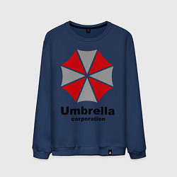 Свитшот хлопковый мужской Umbrella corporation, цвет: тёмно-синий