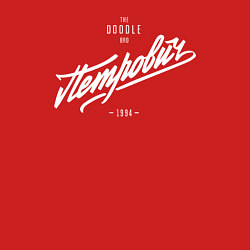 Свитшот хлопковый мужской Петрович/Doodle Bro, цвет: красный — фото 2