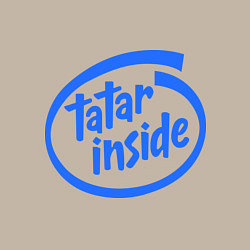 Свитшот хлопковый мужской Tatar inside, цвет: миндальный — фото 2