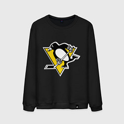 Свитшот хлопковый мужской Pittsburgh Penguins, цвет: черный