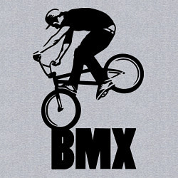Свитшот хлопковый мужской BMX 3, цвет: меланж — фото 2