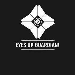 Свитшот хлопковый мужской Eyes Up Guardian, цвет: черный — фото 2