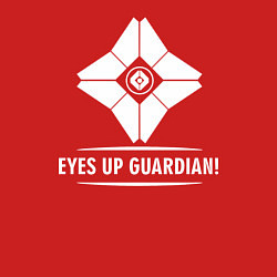 Свитшот хлопковый мужской Eyes Up Guardian, цвет: красный — фото 2