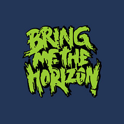 Свитшот хлопковый мужской Bring me the horizon, цвет: тёмно-синий — фото 2