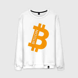 Свитшот хлопковый мужской Bitcoin Boss, цвет: белый