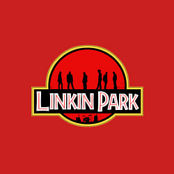 Свитшот хлопковый мужской Linkin Park: Jurassic Park, цвет: красный — фото 2