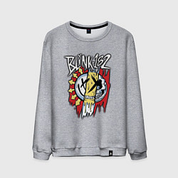 Свитшот хлопковый мужской Blink-182: Mixed Up, цвет: меланж