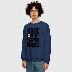 Свитшот хлопковый мужской The Offspring, цвет: тёмно-синий — фото 2