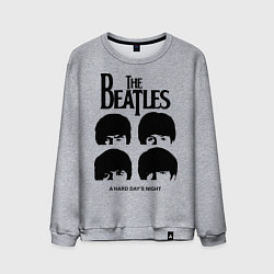 Свитшот хлопковый мужской A Hard Days Night, цвет: меланж